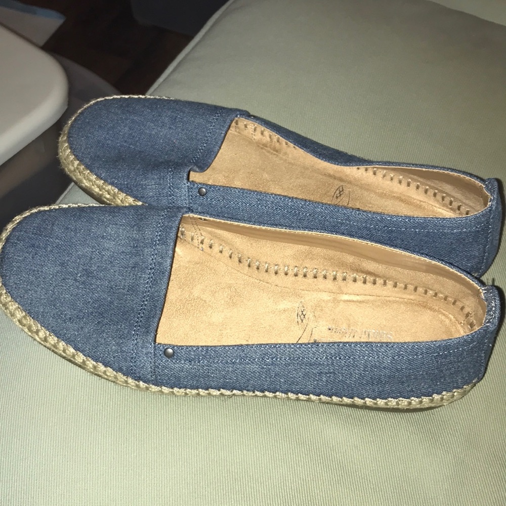 Denim Slip-Ons